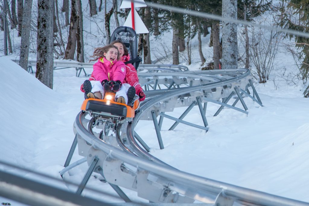 Megève, le paradis de la luge