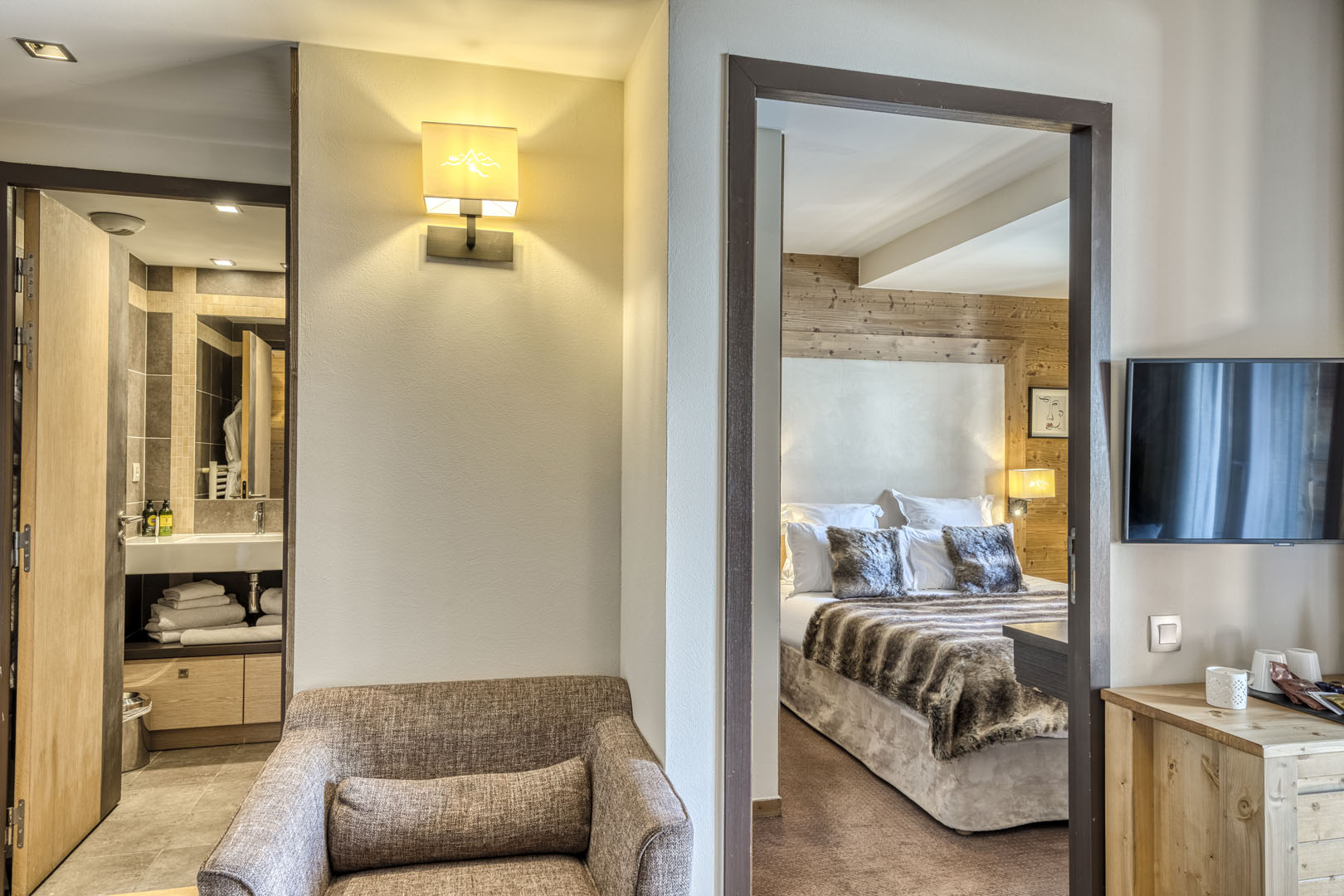 Suite Junior Les Loges Blanches hôtel 4 étoiles à Megève