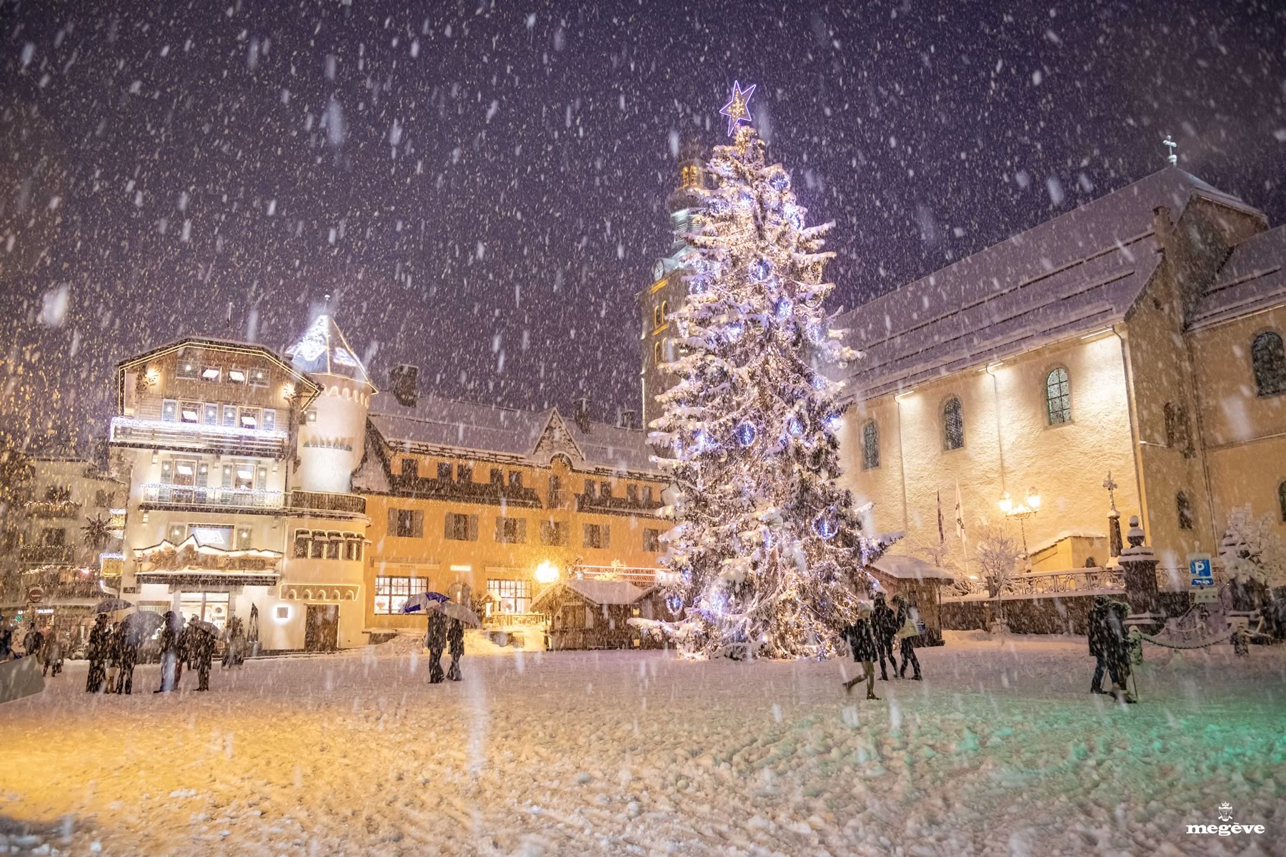 Megève La Féerie de Noël et le Sapin