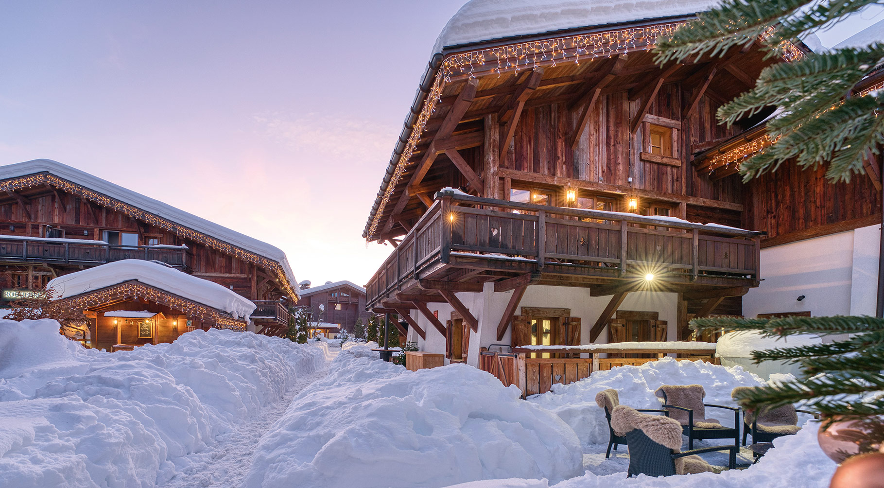 Le hameau Les Loges Blanches 4 étoiles à Megève