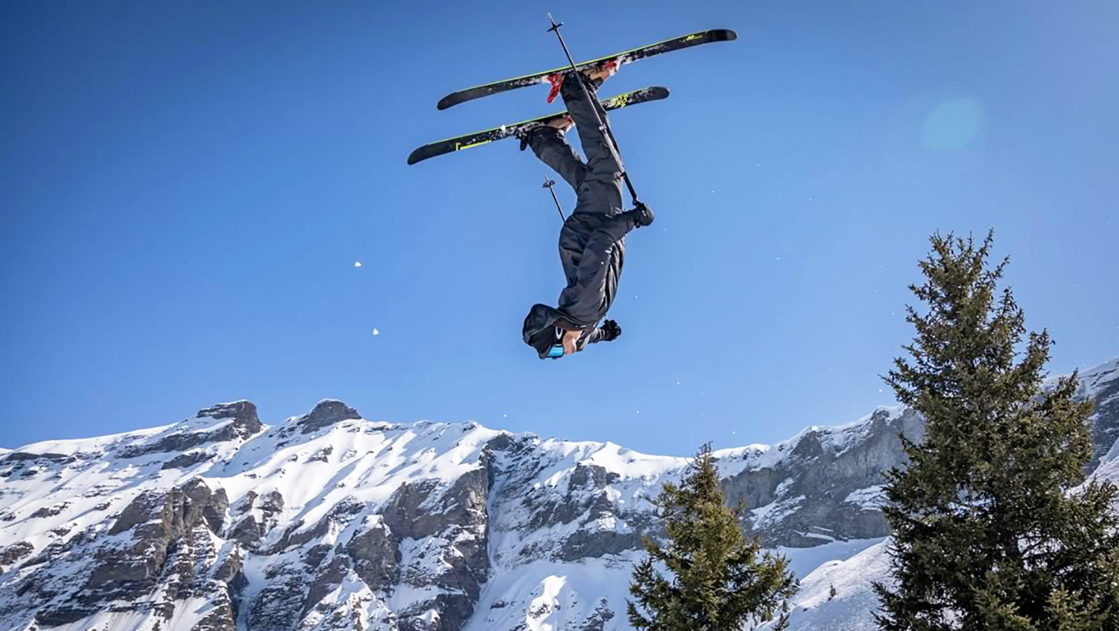 Megève compétitions ski free ride Back To Black