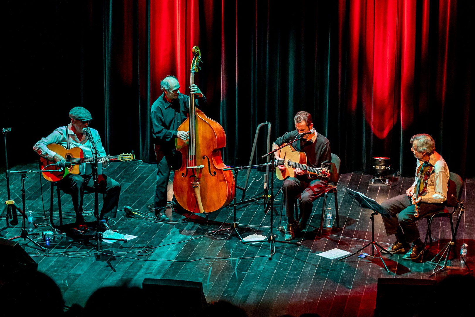 Caravane Swing en concert à Megève aux Loges Blanches 4* pour les Jeudis BBQ Concert