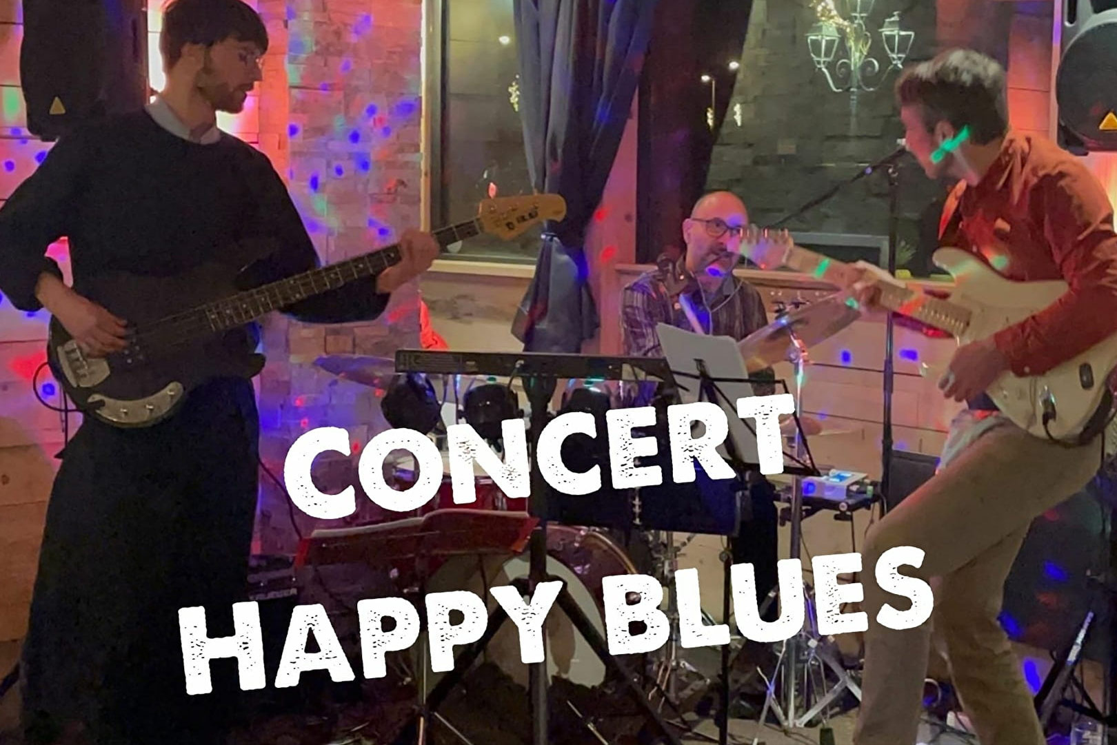 Happy Blues Band en concert à Megève aux Loges Blanches 4* pour les Jeudis BBQ Concert