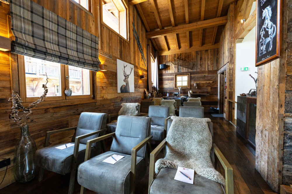 Les salles de séminaires modulables Les Loges Blanches 4* Megève