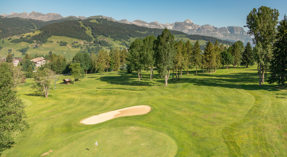 Golf du Mont d’Arbois parcours d’exception face au Mont-Blanc,Mairie de Megève - Marie Bougault 2019 - Golf du Mont d'Arbois