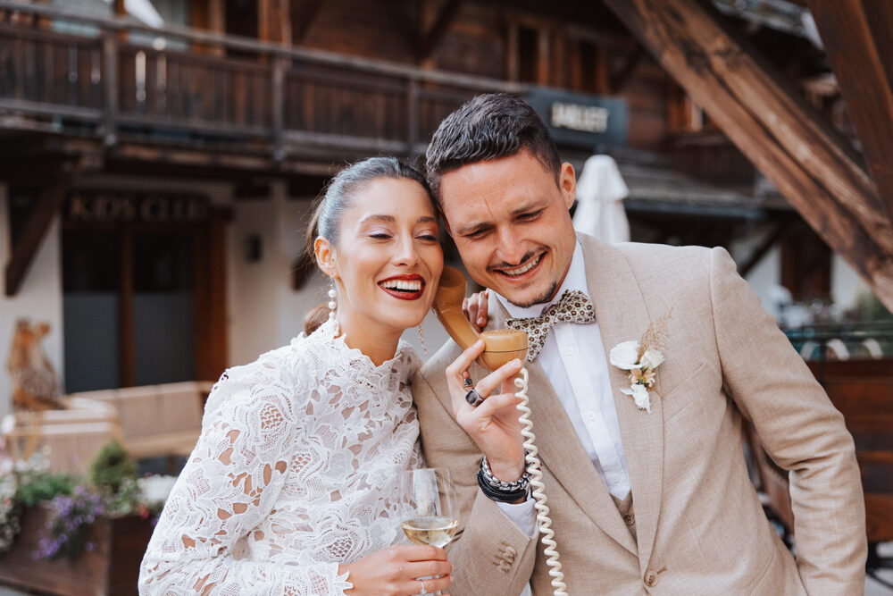 Mariages et célébrations aux Loges Blanches 4* à Megève