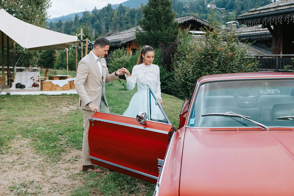 Mariages et célébrations aux Loges Blanches 4* à Megève